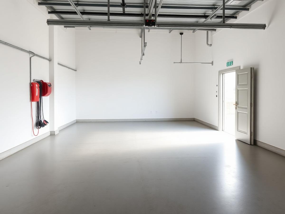 Empty clean garage after junk removal